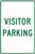 Order In - PROSAFE Parking Sign - Class 2 Reflective - Visitor Parking - Aluminium - 300mm x 450mm