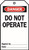 Order In - BRADY Lockout Tags - Locked Out - Reverse Side-Do Not Remove This Tag (manual) White/Red/Black Polyester H140mm x W76mm PK 25