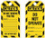 Order In - PROSAFE Tag - Caution - Do Not Remove/ Operate - Poly - 70mm x 130mm - Pack of 24