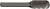 Order In - Sutton Tools Carbide Burr - Aluminium Cut - Cylindrical Shape Radius End - 1/4" Shank - 1/2" x 1" - 2-3/4" OAL - B216