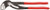 Order In - Water Pump Plier with Pipe Wrench - Box Joint - XL - Chrome Vanadium Steel - Non Slip Plastic Coated - 400 mm Length - Alligator® - Knipex