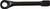 Order In - Slogging Wrench - Offset Ring - 1-3/16" Drive - Carbon Steel - Black - 3864803 - JBS