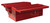 Order In - JBS Tool Box Cantilever - Heavy-Duty - Steel - Powder Coated Red Gloss - 5 Tray