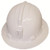 Order In - 3M HH40 7012922380 Hard Hat - Full Brim - Type 1 ABS - Unvented - Plastic Lamp Bracket - 6 Point Pinlock Suspension - White