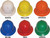 Order In - 3M HH40 7012922312 Hard Hat - Full Brim - Type 1 ABS - Unvented - Metal Lamp Bracket - 6 Point Pinlock - Orange