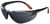 Order In - 3M Icon S99S 7012876738 Safety Glasses - Black/Red Temple - UV Resistant - Anti-Scratch - Smoke Lens