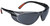 Order In - 3M Icon S99S 7012876738 Safety Glasses - Black/Red Temple - UV Resistant - Anti-Scratch - Smoke Lens