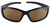 Order In - 3M Whim Creek S76B 7012870055 Safety Glasses - Wrap-Around - Black Frame - Anti-Scratch - Brown Lens