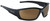 Order In - 3M Whim Creek S76B 7012870055 Safety Glasses - Wrap-Around - Black Frame - Anti-Scratch - Brown Lens