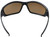 Order In - 3M Whim Creek S76B 7012870055 Safety Glasses - Wrap-Around - Black Frame - Anti-Scratch - Brown Lens
