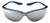 Order In - 3M Mist S56SM 7012875693 Safety Glasses - Silver/Blue Frame - UV Resistant - Anti-Scratch - Silver Mirror Lens