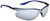 Order In - 3M Mist S56SM 7012875693 Safety Glasses - Silver/Blue Frame - UV Resistant - Anti-Scratch - Silver Mirror Lens