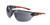 Order In - Bolle Ness+ NESSPPSF Safety Glasses - Wrap-Around - Non-Slip Nost Bridge - Black/Orange Temple - Platinum Coating - Anti-Scratch/Anti-Fog - Smoke Lens