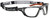 Order In - Bolle Ness+ Seal PSSNESF028 Safety Glasses - With Gasket & Strap - Black/Orange Temple - Nylon Polyester Strap - Anti-Scratch/Anti-Fog - Platinum Coating - Clear Lens