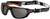 Order In - Bolle Ness+ Seal PSSNESF417 Safety Glasses - With Gasket & Strap - Black/Orange Temple - Nylon Polyester Strap - Anti-Scratch/Anti-Fog - Platinum Coating - Smoke Lens