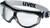 Order In - uvex carbonvision 9307-385 Safety Goggles - Grey/Black Frame - UV400 - Textile Strap - Anti-Fog/Anti-Scratch Coating - Clear Lens