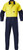 Order In - Hard Yakka - Overall - Men's High Visibility Day Two-Tone Cotton Drill - Y00270 - Yellow/Navy