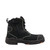 Order In - King Gee K28011 Women's Reflective Bennu Pro 6 Safety Boot - Zip Sided - Steel Toe - 6 Inch - Nubuck Leather - Kevlar Thread - Black