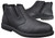 Order In - Oliver - Safety Boots - Anti-Static - Side Zipper - Leather - Executive - PB 38-265 - Black