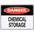 Sandleford Sign Danger Chemical Storage 300x225mm - MS20