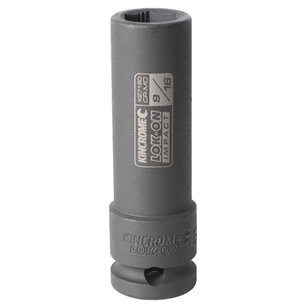 Kincrome LOK-ON™ Impact Socket 1/2 Drive Deep 9/16"