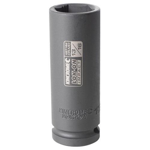 Kincrome LOK-ON™ Impact Socket 1/2 Drive Deep 13/16"