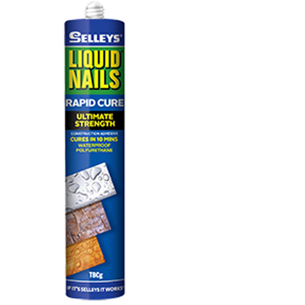 Selleys 325g Liquid Nails Rapid Cure Strong Waterproof Adhesive - 100236