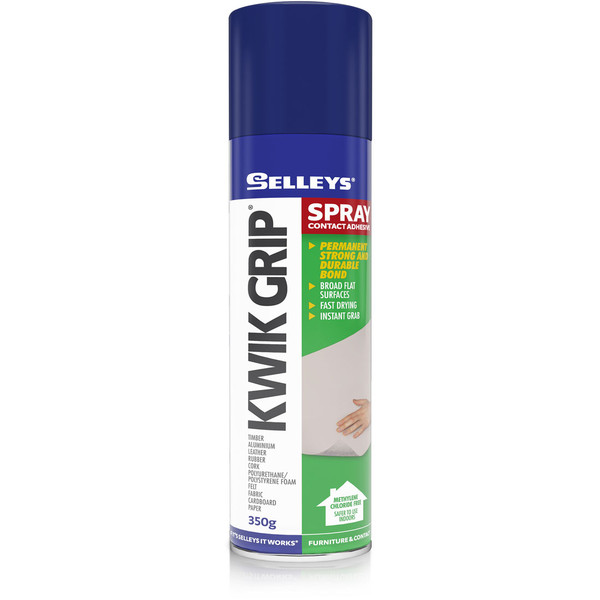 Selleys 350g Kwik Grip Spray Contact Adhesive - 100049