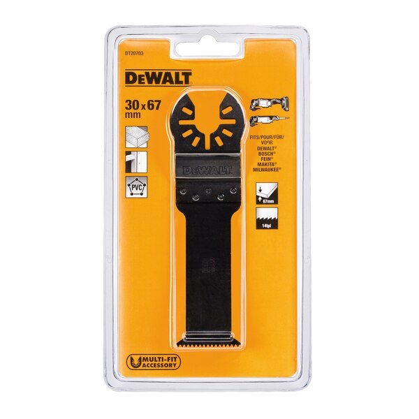 Dewalt Multi-Tool Saw Blade Bi-Metal 67 x 30mm