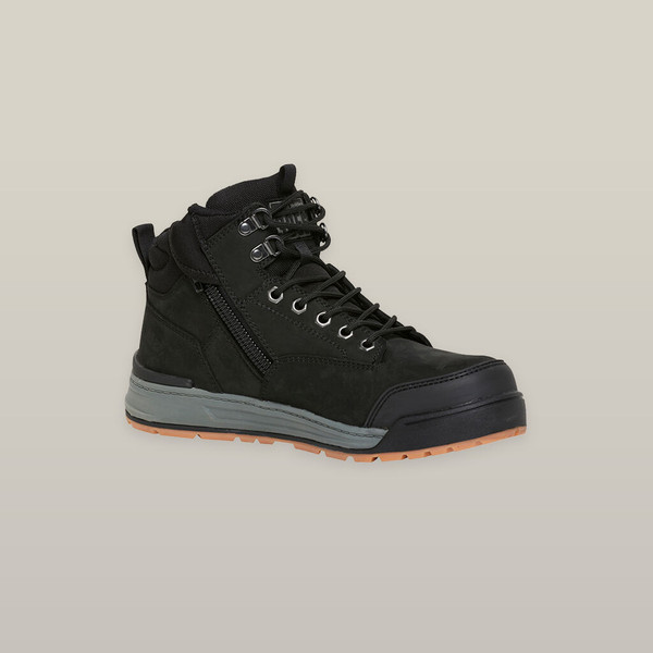 Hard Yakka 3056 Safety Boot Zip Black