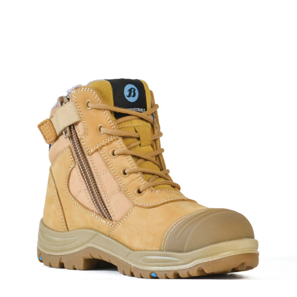 Bata Safety Boots Dakota - Wheat Zip Ladies - 50488017