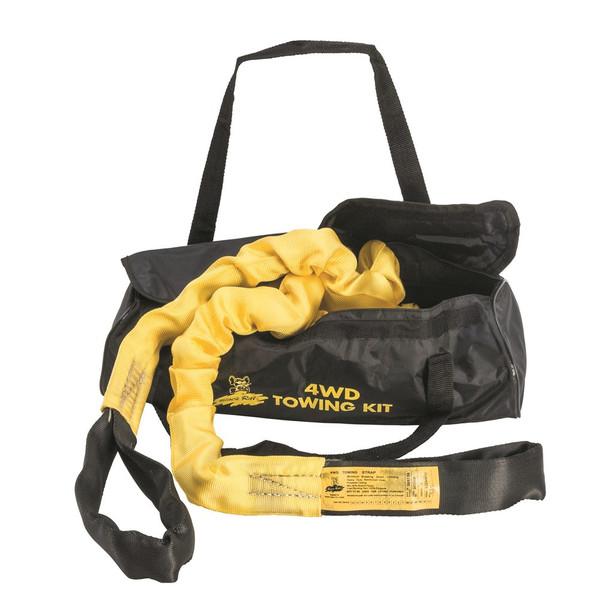 Beaver Black Rat 4WD Towing Kit 4M with Carry Bag - 342309BK