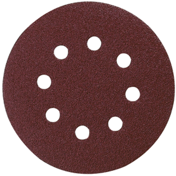 Makita P-43608 10-Pack 125mm (5") 320 Grit Velcro Punched Abrasive Disc