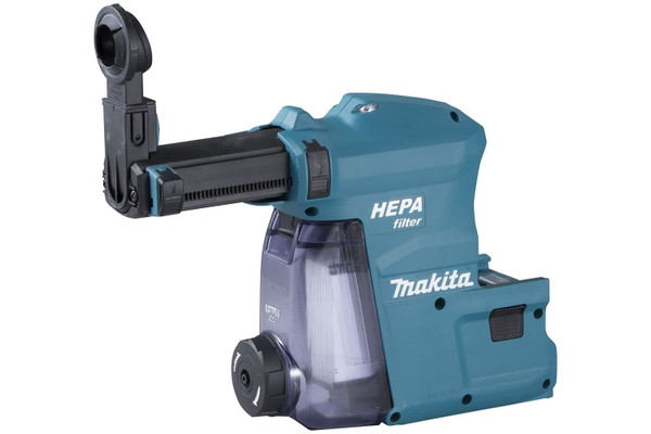 Makita DX08 - Dust Extractor Attachment with HEPA Filter Cleaning Mechanism