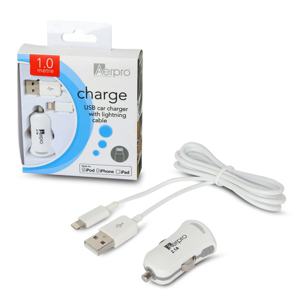 Aerpro 12V USB CHARGER W/ LIGHTNING CONNECTOR