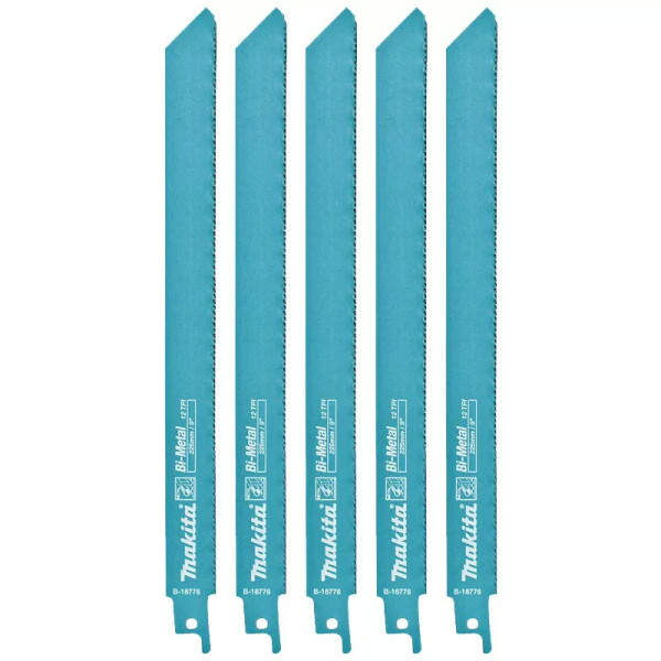 Makita Recip Saw Blade Bi-Metal 14TPI 225mm - B-16776