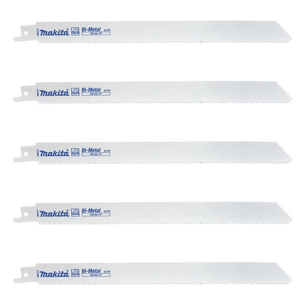 Order In - Makita Recipro Saw Blade Bi-M 228mm X 10tpi 5pk (S1122hf) - B-31859