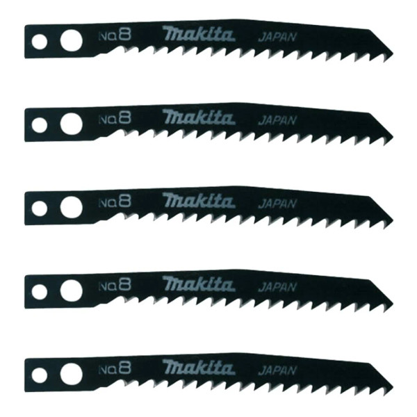 Makita No 8 Jigsaw Blades Pkt Of 5 - A-85911