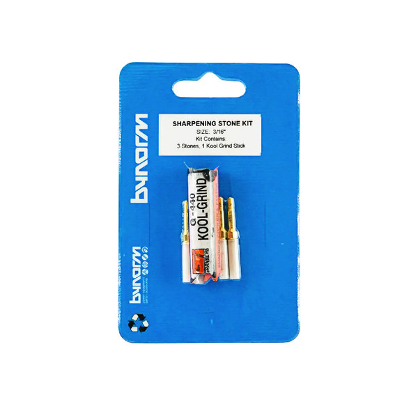 Order In - Bynorm Grinding Stone Threaded 3/16" 3 Pack - 810-401