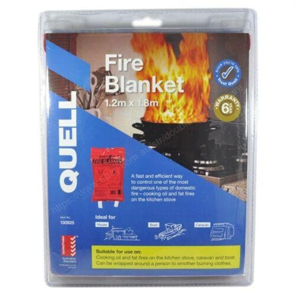 Quell Fire Blanket Clamshell Fibreglass 1.2x1.8m - 130925