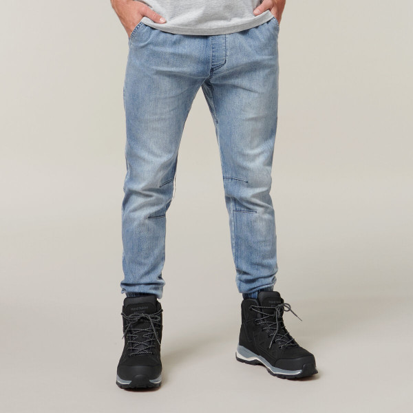 Hard Yakka 3056 Active Denim Jogger Stonewash - Y02551STW