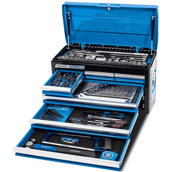 Kincrome Evolution Tool Chest Kit 6 Drawer 133 Piece - K1210