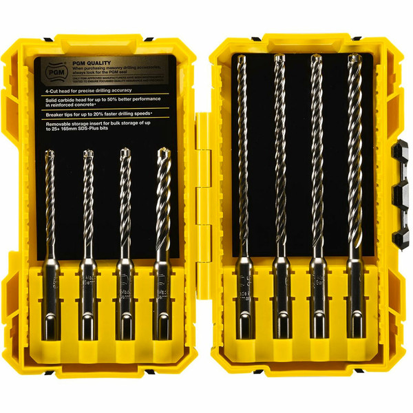 Kango K4 SDS PLUS DRILL BIT SET 8 Piece K4SPDS842