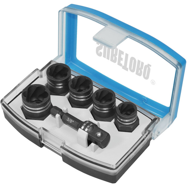 SureTorq Bolt Extractor Set 3/8" 6 Piece