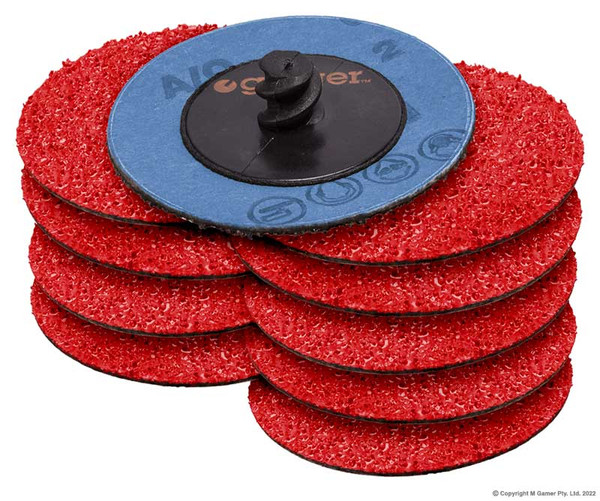 Geiger Q-Lock Ceramic Sanding Disc Pack 80 Grit - AB22012S80CP