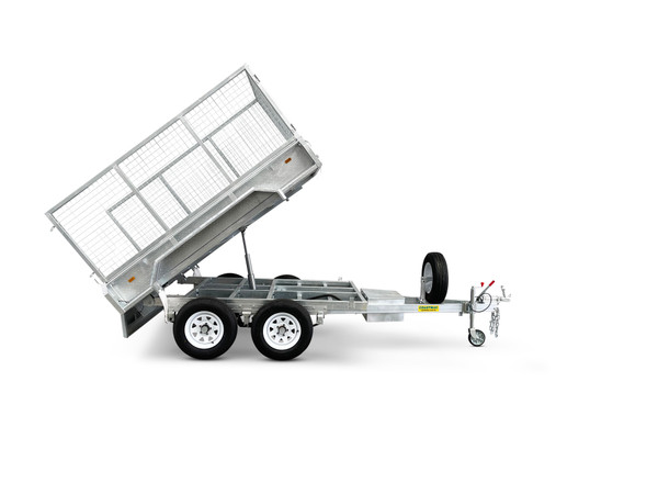 Coastmac 8x5 Tandem Axle Box Trailer - Hydraulic Tipper - Hot Dip Galvanised