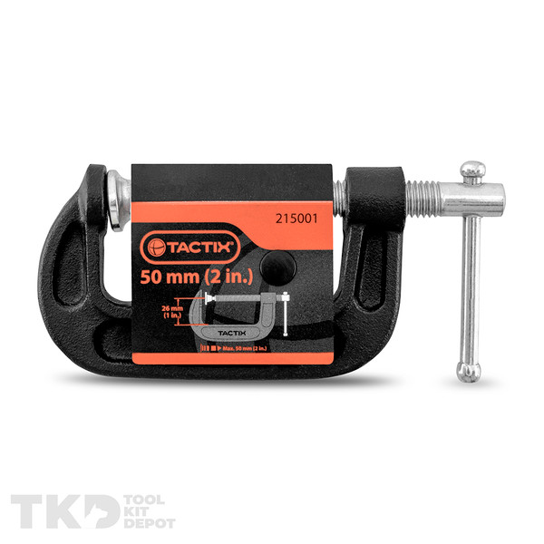 Tactix C-Clamp - Sizes 50-250mm - 215001-12