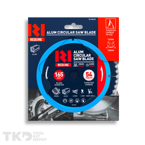 Redline Saw Blade Aluminium TCT 54T 165mm - RL434642