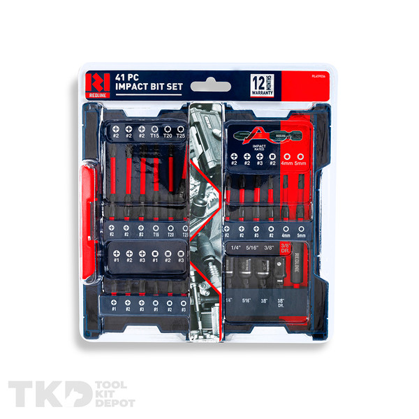 Redline Impact Bit Set 41 Piece - RL459036