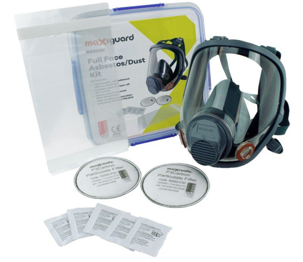 Order In - Maxisafe Full Face Respirator Asbestos Kit Large - R690GK-L